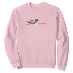 Funny Leave Me A Loon Nature Bird Lovers Sweatshirt