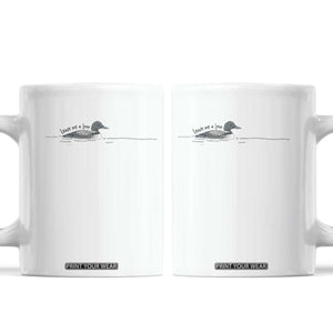 Funny Leave Me A Loon Nature Bird Lovers Coffee Mug