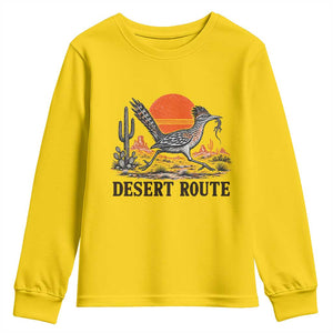Arizona Roadrunner Bird Desert Landscape Cactus Youth Sweatshirt TS14 Daisy Print Your Wear