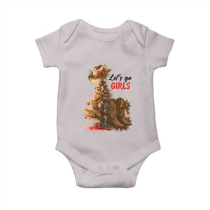 Christmas Cowgirl Boots Baby Onesie Western Cowboy Hat Howdy TS14 Ice Gray Print Your Wear