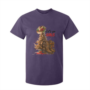 Christmas Cowgirl Boots T Shirt For Kid Western Cowboy Hat Howdy TS14 Purple Print Your Wear