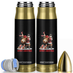 Cowboy Santa Christmas Bullet Tumbler Funny Western Xmas TS14 Black Print Your Wear