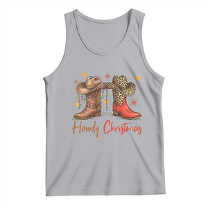 Howdy Christmas Tank Top Western Cowboy Boots Country TS14 Athletic Heather Print Your Wear
