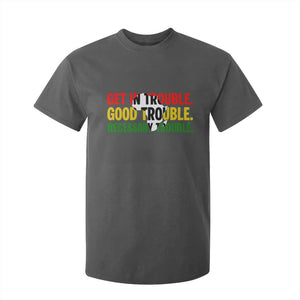 John Lewis Quote Affrican American T Shirt For Kid Get in Good Necessary Trouble TS14 Dark Heather Print Your Wear