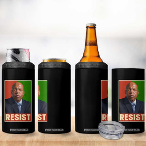 Resist Protest Civil Rights 4 in 1 Can Cooler Tumbler John Lewis Black History TS14 Print Your Wear