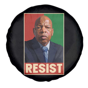 Resist Protest Civil Rights Spare Tire Cover John Lewis Black History TS14 Print Your Wear