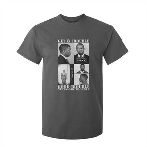 John Lewis Affrican American T Shirt For Kid Get in Good Necessary Trouble TS14 Dark Heather Print Your Wear