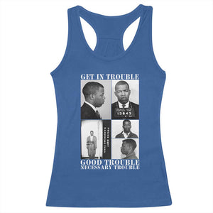 John Lewis Affrican American Racerback Tank Top Get in Good Necessary Trouble TS14 Royal Blue Print Your Wear