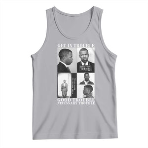 John Lewis Affrican American Tank Top Get in Good Necessary Trouble TS14 Athletic Heather Print Your Wear