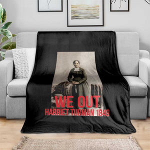 Harriet Tubman Quote Throw Blanket Black Woman History TS14 Print Your Wear