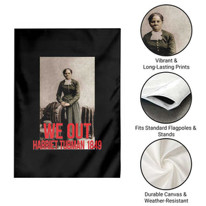 Harriet Tubman Quote Garden Flag Black Woman History TS14 Print Your Wear