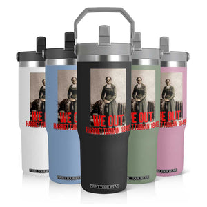 Harriet Tubman Quote Flip Straw Tumbler Black Woman History TS14 Print Your Wear