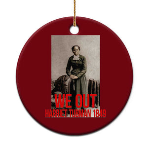 Harriet Tubman Quote Ceramic Ornament Black Woman History TS14 1pc Red Print Your Wear