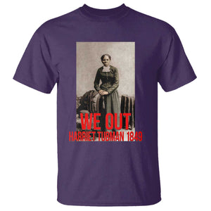 Harriet Tubman Quote T Shirt Black Woman History TS14 Purple Print Your Wear