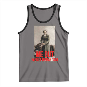 Harriet Tubman Quote Tank Top Black Woman History TS14 Deep Heather Black Print Your Wear
