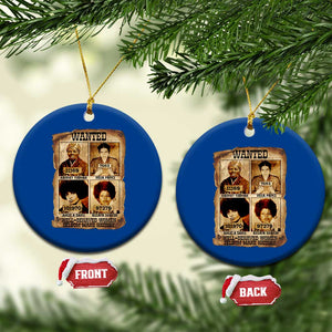 Black Woman History Ceramic Ornament Well Behaved Women Seldom Make History TS14 1pc Blue Print Your Wear