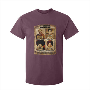 Black Woman History T Shirt For Kid Well Behaved Women Seldom Make History TS14 Maroon Print Your Wear