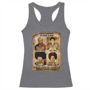 Black Woman History Racerback Tank Top Well Behaved Women Seldom Make History TS14 Charcoal Print Your Wear