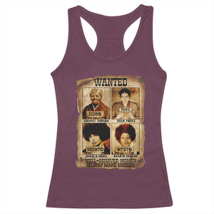 Black Woman History Racerback Tank Top Well Behaved Women Seldom Make History TS14 Maroon Print Your Wear