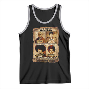 Black Woman History Tank Top Well Behaved Women Seldom Make History TS14 Black Athletic Heather Print Your Wear