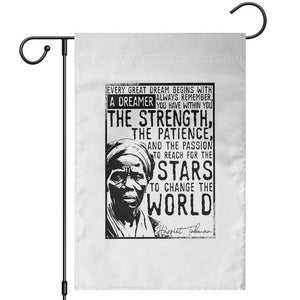 Harriet Tubman Quote Garden Flag Black Woman History Activist TS14 White Print Your Wear