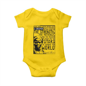 Harriet Tubman Quote Baby Onesie Black Woman History Activist TS14 Daisy Print Your Wear