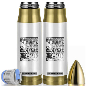 Harriet Tubman Quote Bullet Tumbler Black Woman History Activist TS14 White Print Your Wear