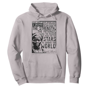 Harriet Tubman Quote Hoodie Black Woman History Activist TS14 Ice Gray Print Your Wear