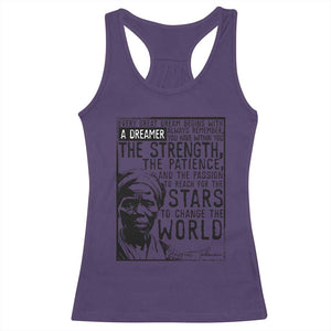 Harriet Tubman Quote Racerback Tank Top Black Woman History Activist TS14 Purple Print Your Wear