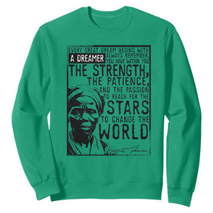 Harriet Tubman Quote Sweatshirt Black Woman History Activist TS14 Irish Green Print Your Wear