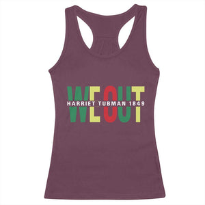 Harriet Tubman Quote Racerback Tank Top Black Woman American History Activist TS14 Maroon Print Your Wear