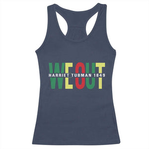 Harriet Tubman Quote Racerback Tank Top Black Woman American History Activist TS14 Navy Print Your Wear