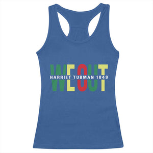 Harriet Tubman Quote Racerback Tank Top Black Woman American History Activist TS14 Royal Blue Print Your Wear