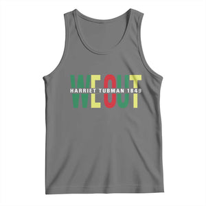 Harriet Tubman Quote Tank Top Black Woman American History Activist TS14 Black Heather Print Your Wear