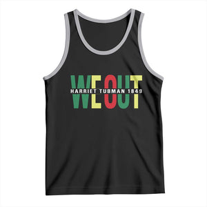 Harriet Tubman Quote Tank Top Black Woman American History Activist TS14 Black Athletic Heather Print Your Wear