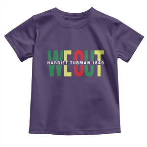 Harriet Tubman Quote Toddler T Shirt Black Woman American History Activist TS14 Purple Print Your Wear