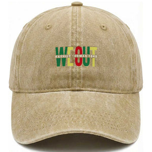Harriet Tubman Quote Washed Cotton Baseball Cap Black Woman American History Activist TS14 Washed Cap Universal Fit Khaki Print Your Wear