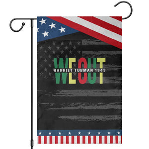 Harriet Tubman Quote Patriotic Garden Flag Black Woman American History Activist TS14 Distressed Black Blue Print Your Wear