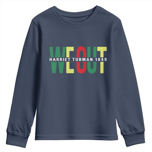 Harriet Tubman Quote Youth Sweatshirt Black Woman American History Activist TS14 Navy Print Your Wear