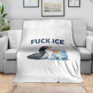 Minnesota Anti ICE Immigration Protest Ladies Throw Blanket Fuck Ice TS14 Print Your Wear