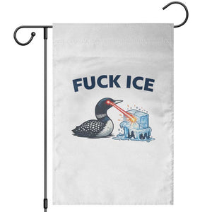 Minnesota Anti ICE Immigration Protest Ladies Garden Flag Fuck Ice TS14 White Print Your Wear