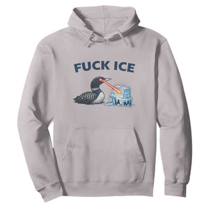 Minnesota Anti ICE Immigration Protest Ladies Hoodie Fuck Ice TS14 Ice Gray Print Your Wear