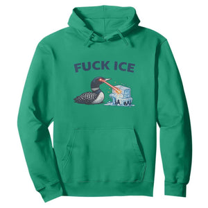 Minnesota Anti ICE Immigration Protest Ladies Hoodie Fuck Ice TS14 Irish Green Print Your Wear