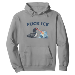 Minnesota Anti ICE Immigration Protest Ladies Hoodie Fuck Ice TS14 Sport Gray Print Your Wear