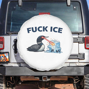 Minnesota Anti ICE Immigration Protest Ladies Spare Tire Cover Fuck Ice TS14 No hole Black Print Your Wear