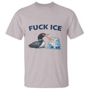 Minnesota Anti ICE Immigration Protest Ladies T Shirt Fuck Ice TS14 Ice Gray Print Your Wear