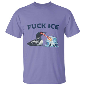 Minnesota Anti ICE Immigration Protest Ladies T Shirt Fuck Ice TS14 Violet Print Your Wear