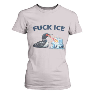 Minnesota Anti ICE Immigration Protest Ladies T Shirt For Women Fuck Ice TS14 Ice Gray Print Your Wear