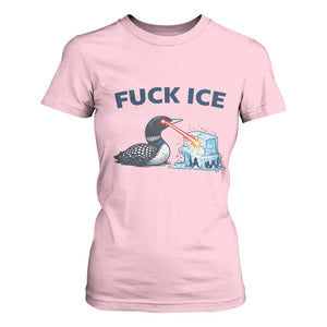 Minnesota Anti ICE Immigration Protest Ladies T Shirt For Women Fuck Ice TS14 Light Pink Print Your Wear