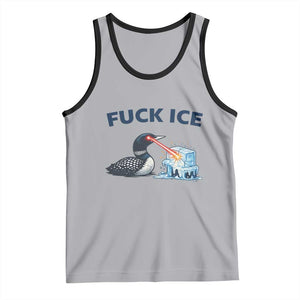 Minnesota Anti ICE Immigration Protest Ladies Tank Top Fuck Ice TS14 Athletic Heather Black Print Your Wear